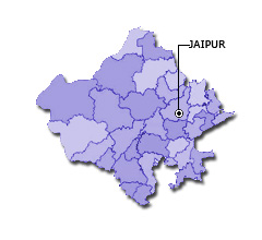 Map of Rajasthan