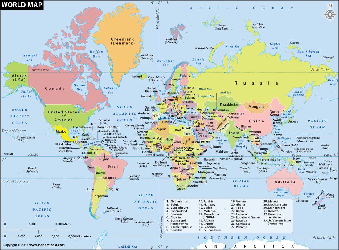 How Many Countries are There in the World?