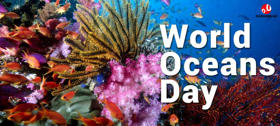 world oceans day banner