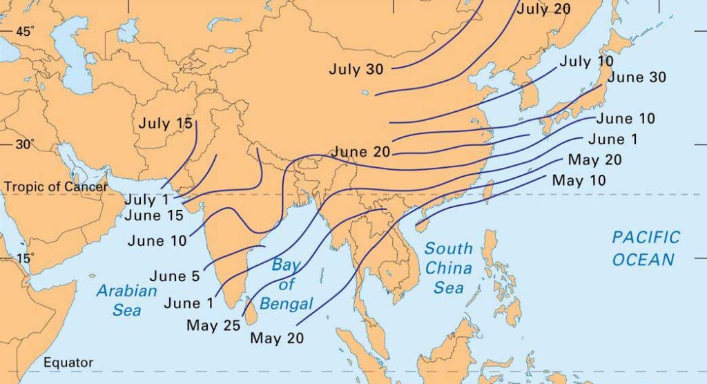 Monsoon Season Definition Types Causes And Impact